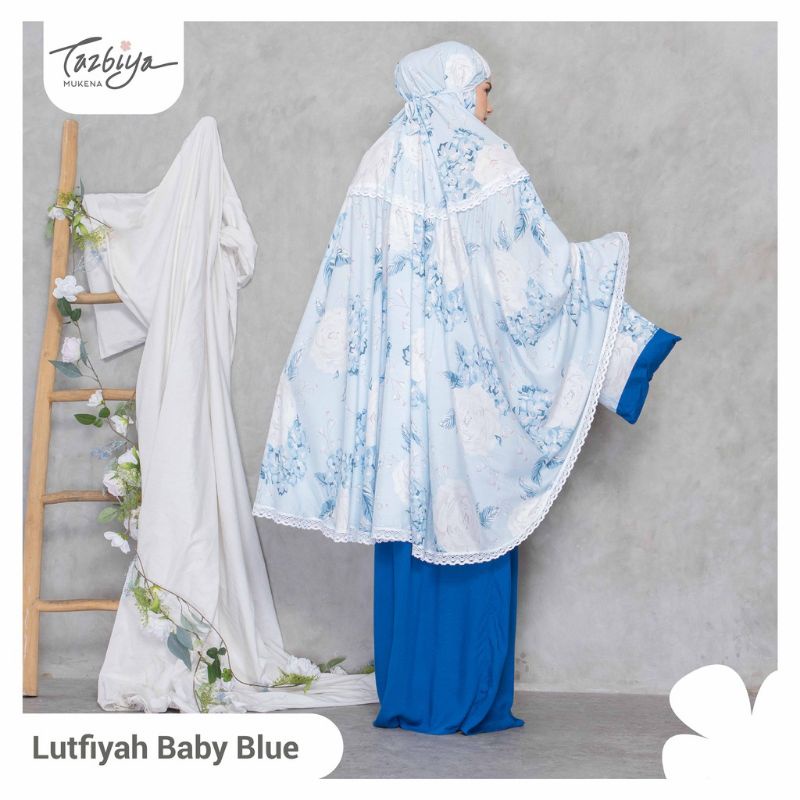 Mukena Tazbiya Lutfiyah Series Jumbo Dewasa Katun Rayon Motif