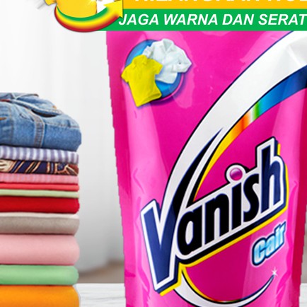 VANISH Cair Pelembut &amp; Penghilang Noda Pakian 150ml - (3pcs)