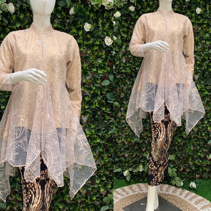 ✶ kebaya sanghai busui payet / kebaya wisuda / ocean kebaya / kebaya modren ✧