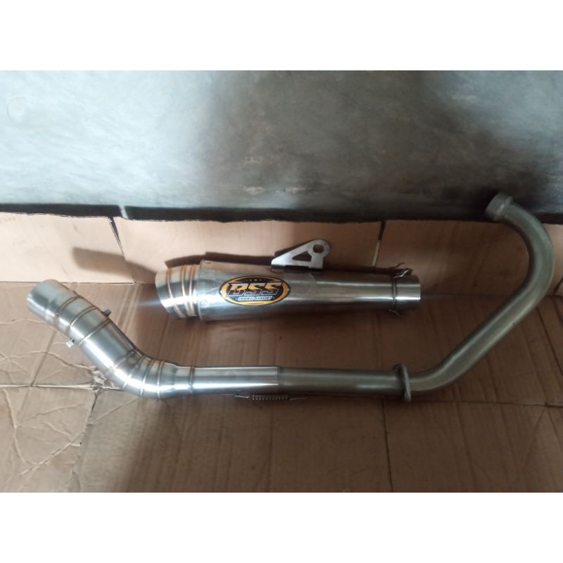 knalpot racing BSS keong pnp satria fu karbu