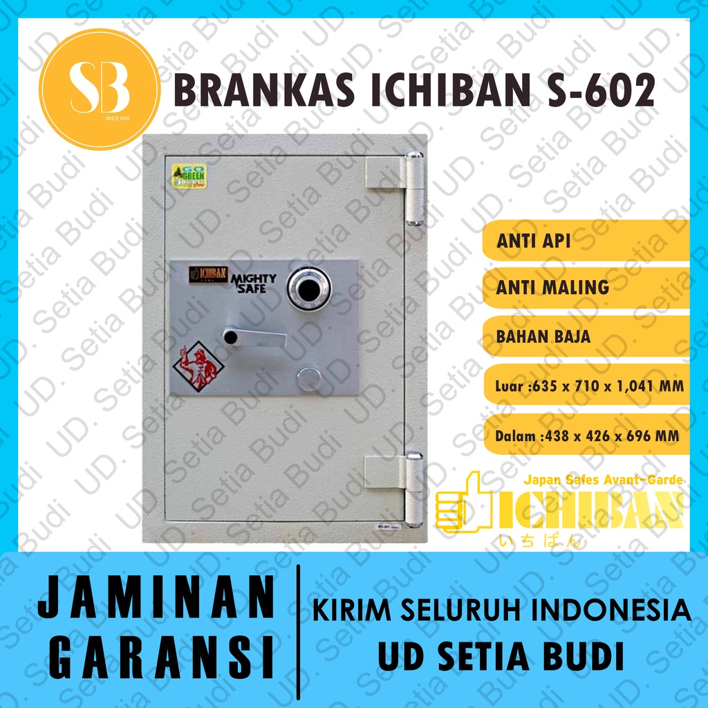 Brankas Ichiban S-602 Tahan Api dan Anti Maling