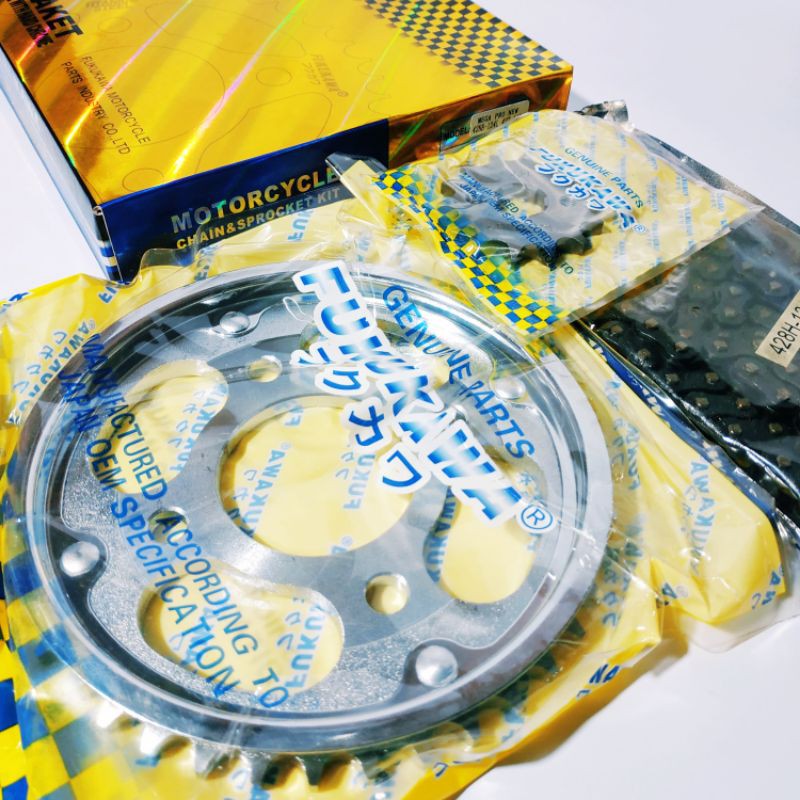 Gear set Fukukawa Megapro new - Megapro monoshock