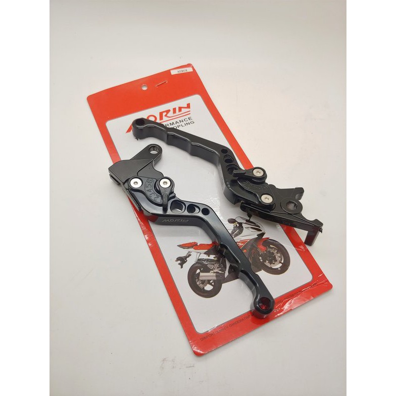 Handle Rem Aerox 155 Aluminium Cnc Adjustable Hitam