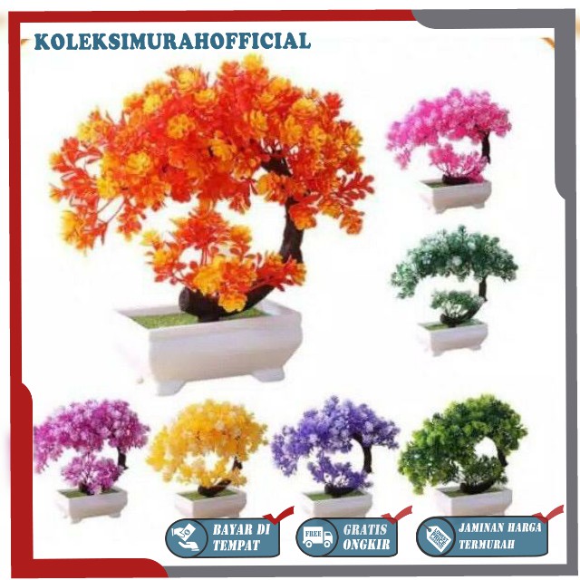 COD BUNGA PLASTIK BUNGA PAJANGAN IMITASI BUNGA ARTIFISIAL BUNGA BONSAI  TANAMAN HIAS PLASTIK BP8804