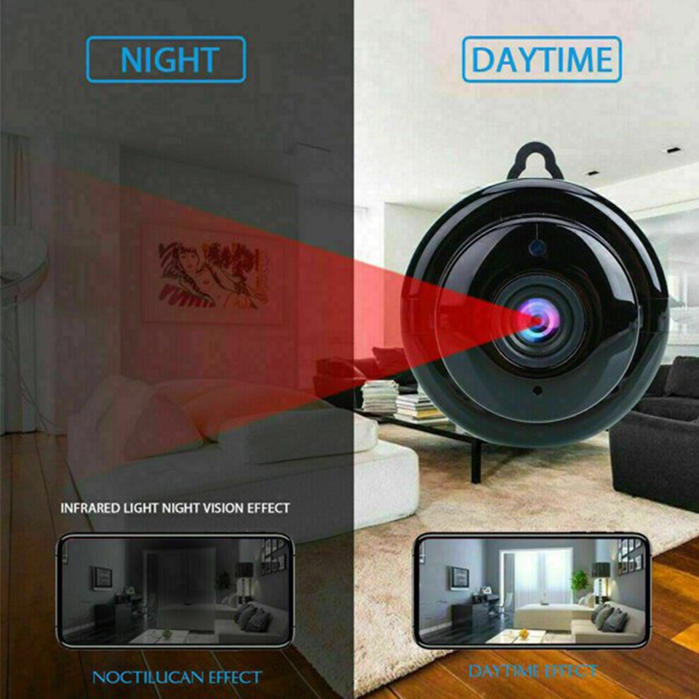 IPM1 V380 Kamera CCTV Nirkabel Mini Wifi 1080P HD Ip Camera Infared Night - Pelacak Gerakan Audio 2 Arah