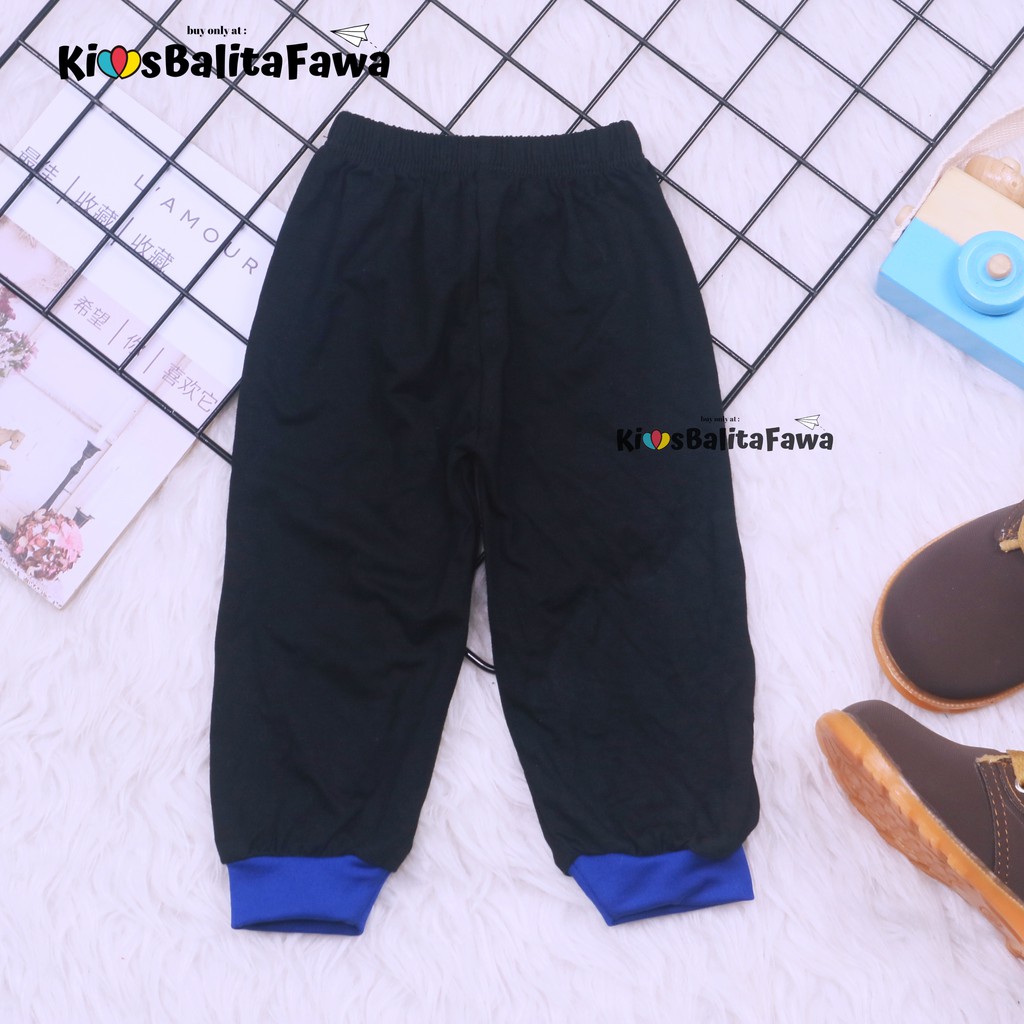 Jogger Sport Uk Bayi - 2 Tahun / Celana Panjang Polos Anak Laki-Laki Import Murah Harian Adem Grosir