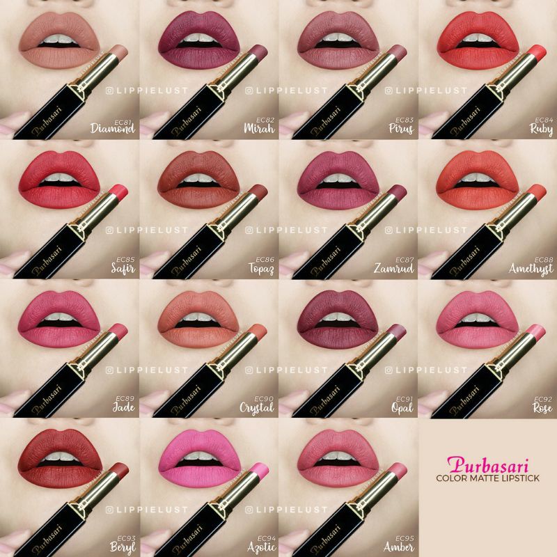 Purbasari Lipstick Color Matte Lipstik