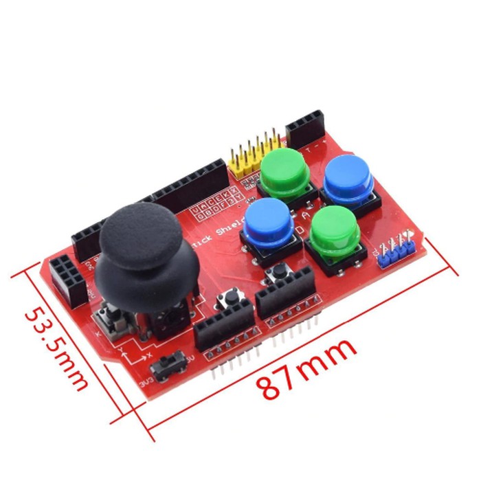 Arduino Joystick + Button Shield Arduino UNO Compatible