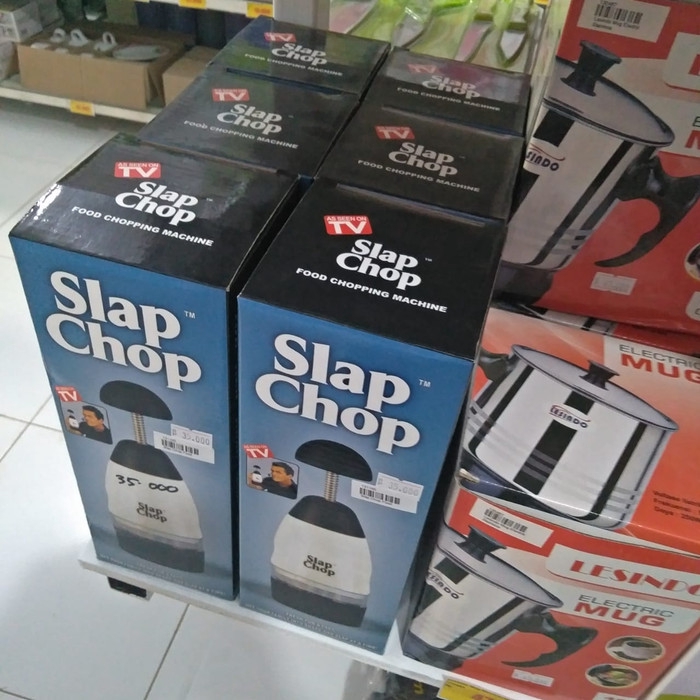 Slap Chop - Chopper Alat Cincang Makanan dan Sayuran - Blender Manual