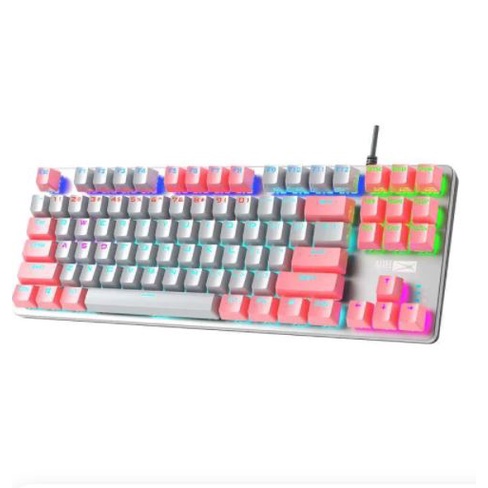 Keyboard gaming altec lansing wired usb 2.0 mechanical tkl 87 keys rgb algk8404 algk-8404