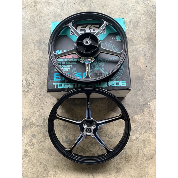 VELG ENKEI FG505 HITAM ANODIZE  RING 17 1.60/1.60 TROMOL PNP FIZR FORCE 1 JUPITER Z Z1 MX OLD VEGA R