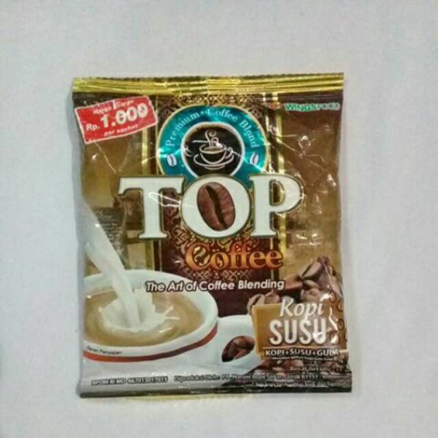 

TOP COFFE KOPI SUSU - Premium coffe blend 31 gram