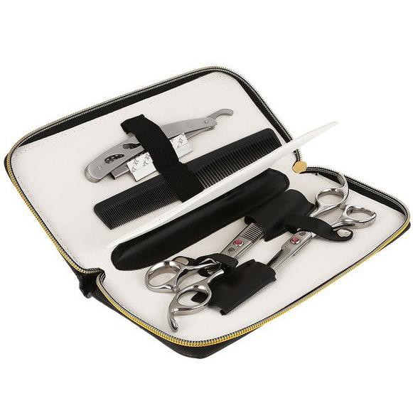 SMITH CHU Gunting Rambut Sasak & Flat Professional Scissors - HM101 - Silver
