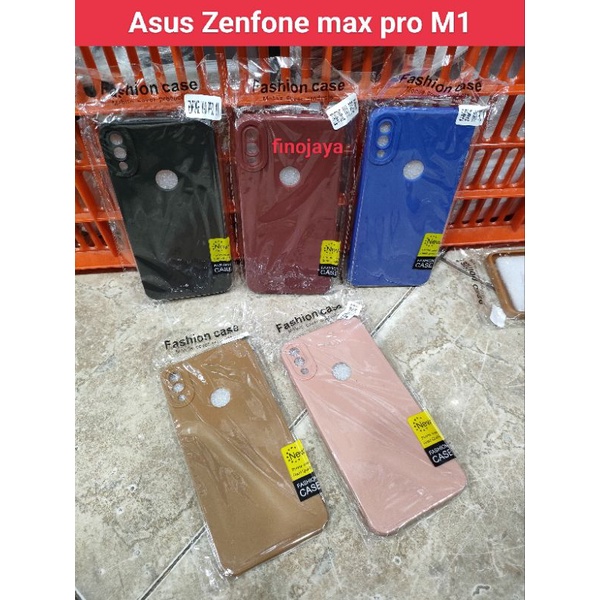 Softcase Asus Zenfone Max Pro M1 Silikon Casing Selicon Macaron Pelindung Pro Camera