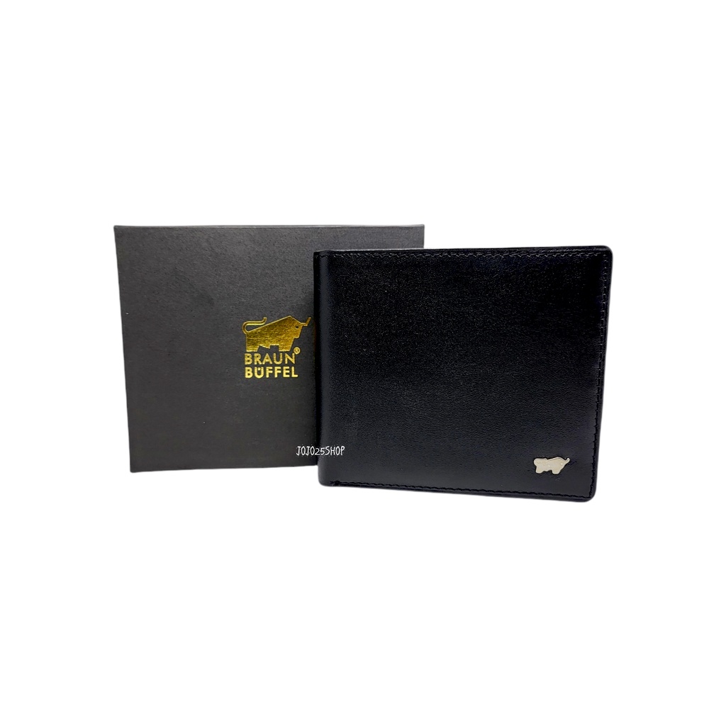 DOMPET PENDEK LIPAT IMPORT PRIA KULIT ASLI BRANDED BB 56 HITAM