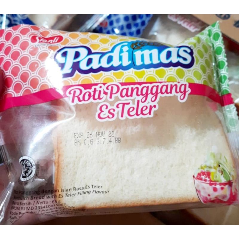 Aoka Roti Panggang 65 gr / Padimas Roti Panggang 65 gr