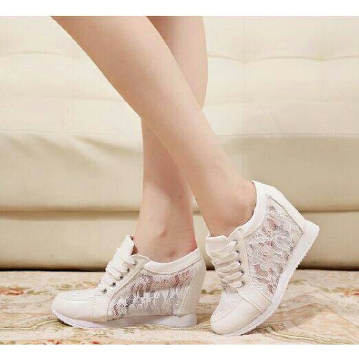 Sepatu Boots boot Wanita Wedges import heels sepatu panjang sneakers murah 2018 WEDGES BOOTS SHABBY