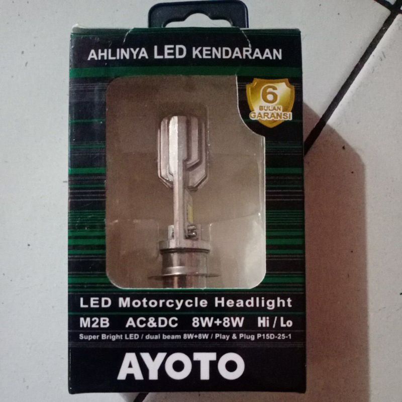 lampu LED motor terang ayoto