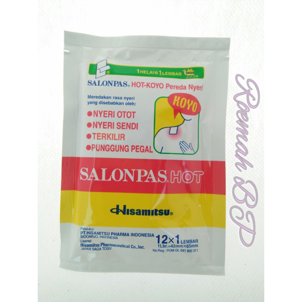 

SALONPAS HOT PER SACHET