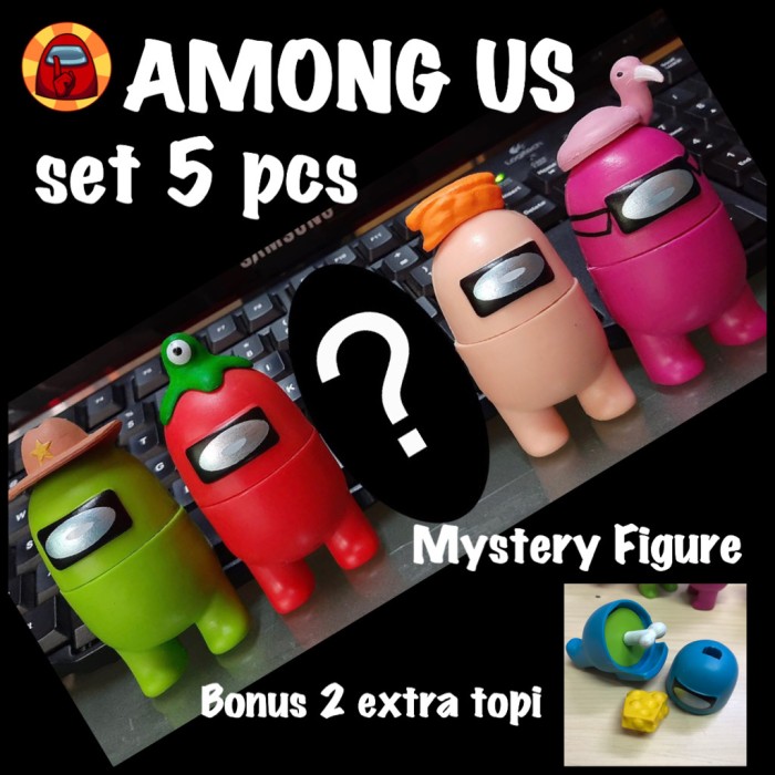 MAINAN ACTION FIGURE MAF178 AMONG US SET ISI 5