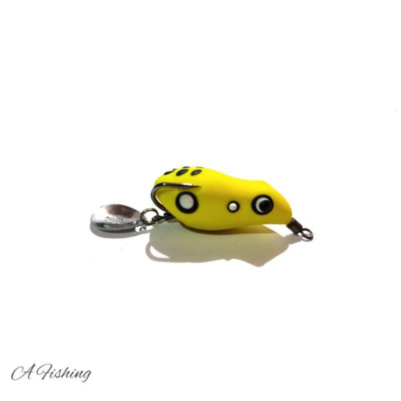 SOFT FROG 4CM BINTANG LURE | UMPAN CASTING IKAN GABUS SNAKEHEAD