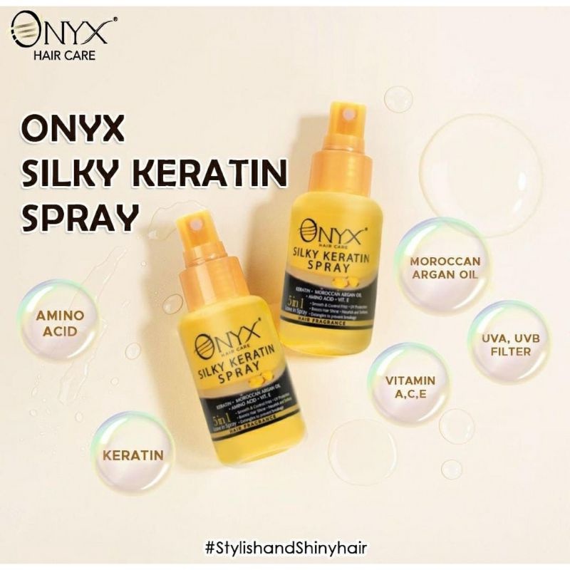 Onyx 5in1 silky keratin spray 50ml