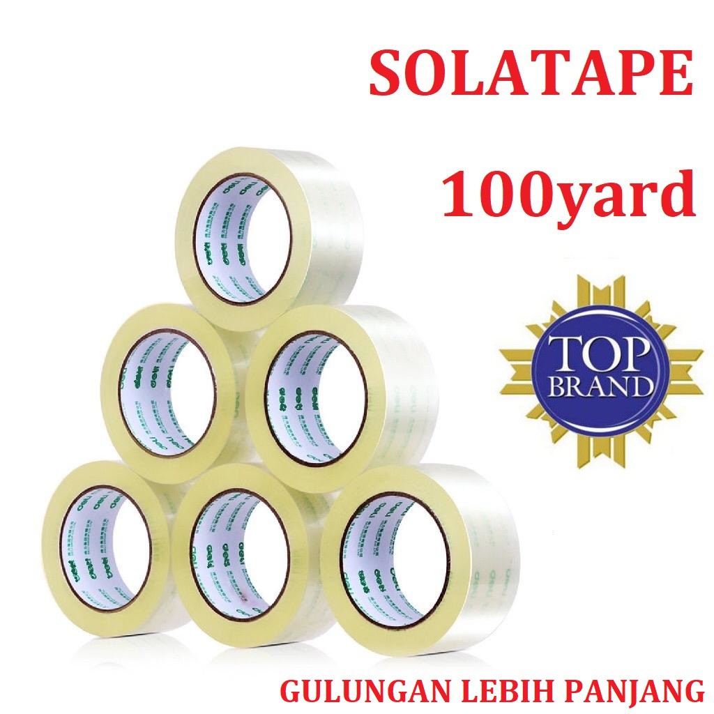 

LAKBAN BENING 100 Yard Isolasi SELATIP Clear Tape 45mm Daya Lengket Kuat