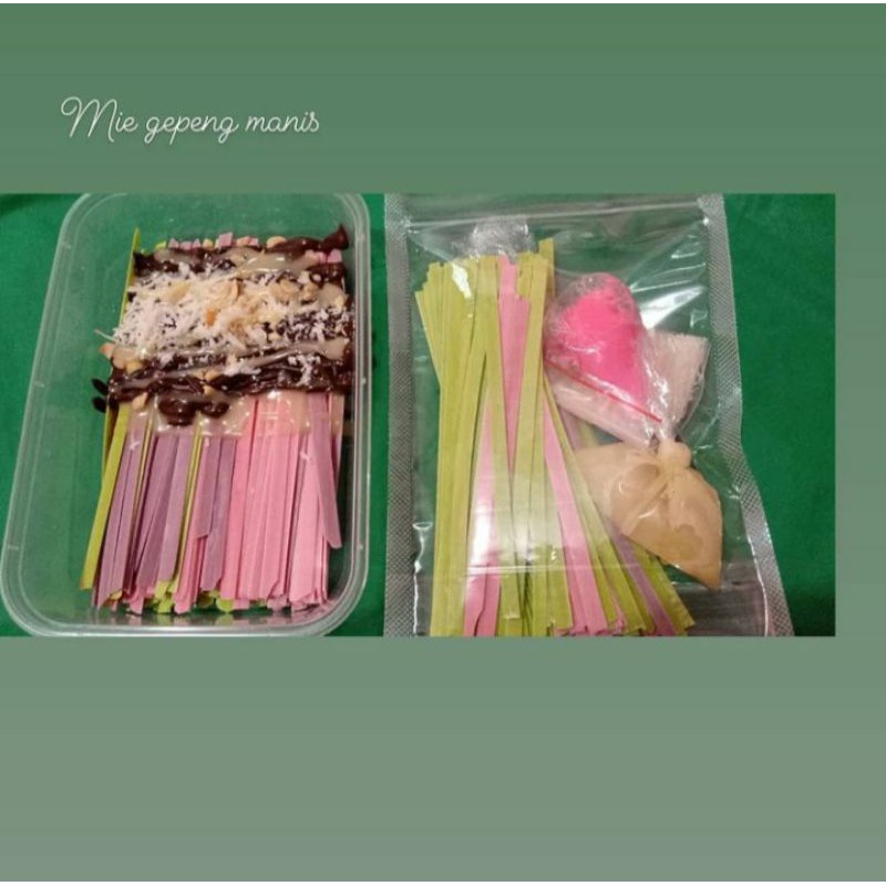 

CEMILAN MIE GEPENG MANIS COKLAT LUMER