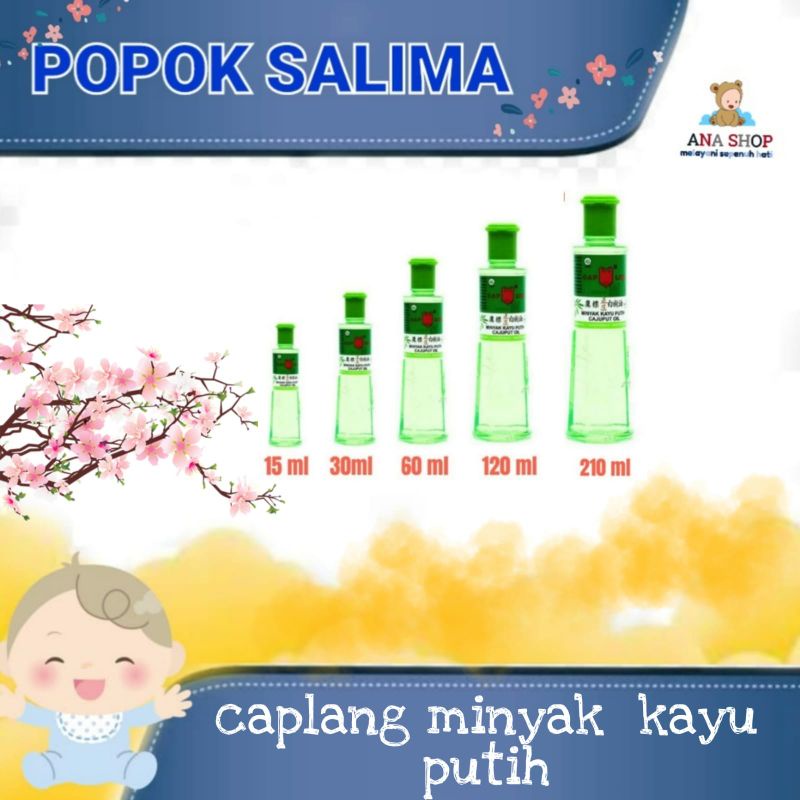 MINYAK KAYU PUTIH CAPLANG 60ML/120ML/210ML