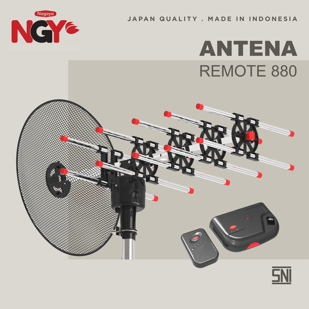 

NAGOYA NG-880AR Antena TV Remot 880 / Antena Remot 880 / Antenna TV Remote 880 | NGY