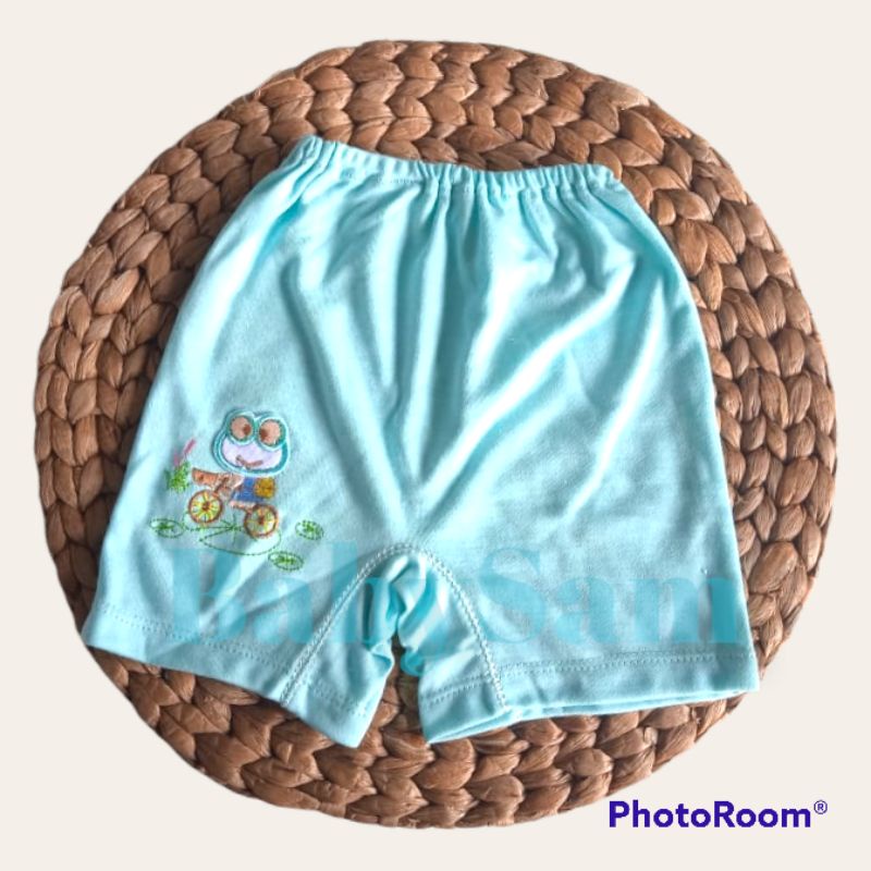 Celana Pendek Bayi Unisex 0-6Bln Warna || Celana Pendek Mamigo Warna Katun Premium