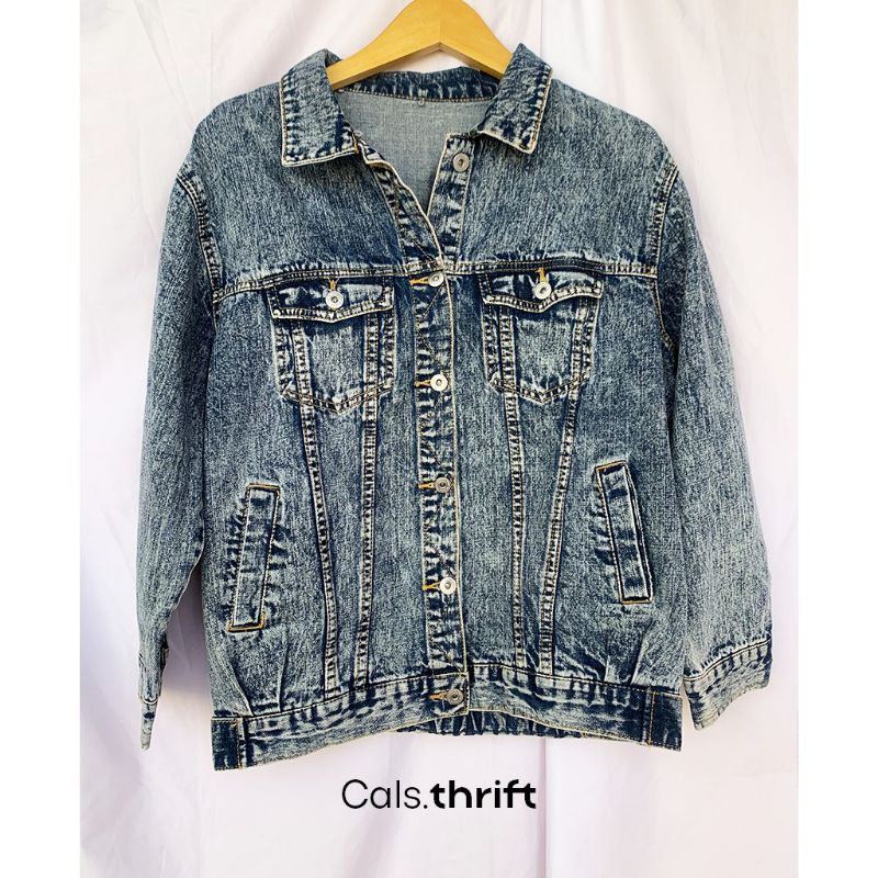 THRIFT PRELOVED | jacket JEANS Oversize| Vintage| casual