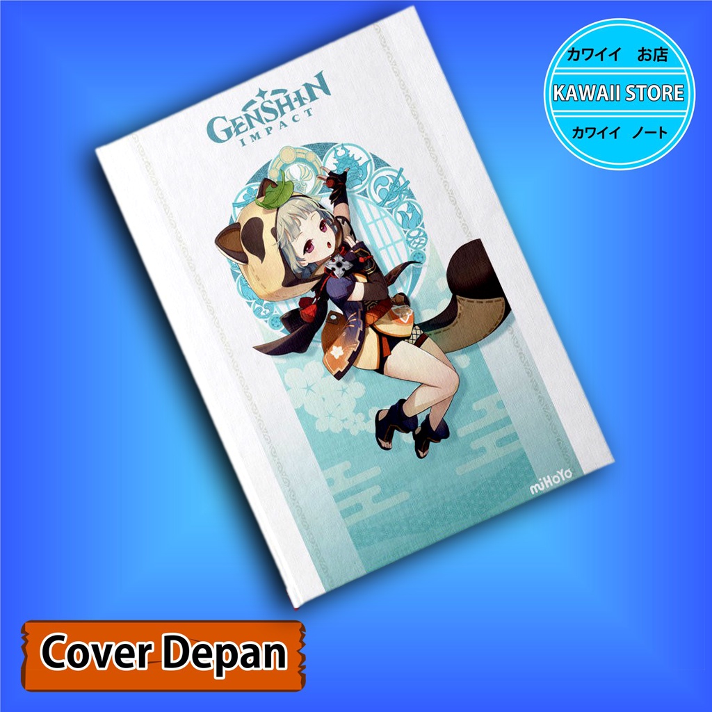 

Notebook / Pocket book Hard Cover Anime Game Genshin Impact SAYU uk A5 & A6 / Notes Book