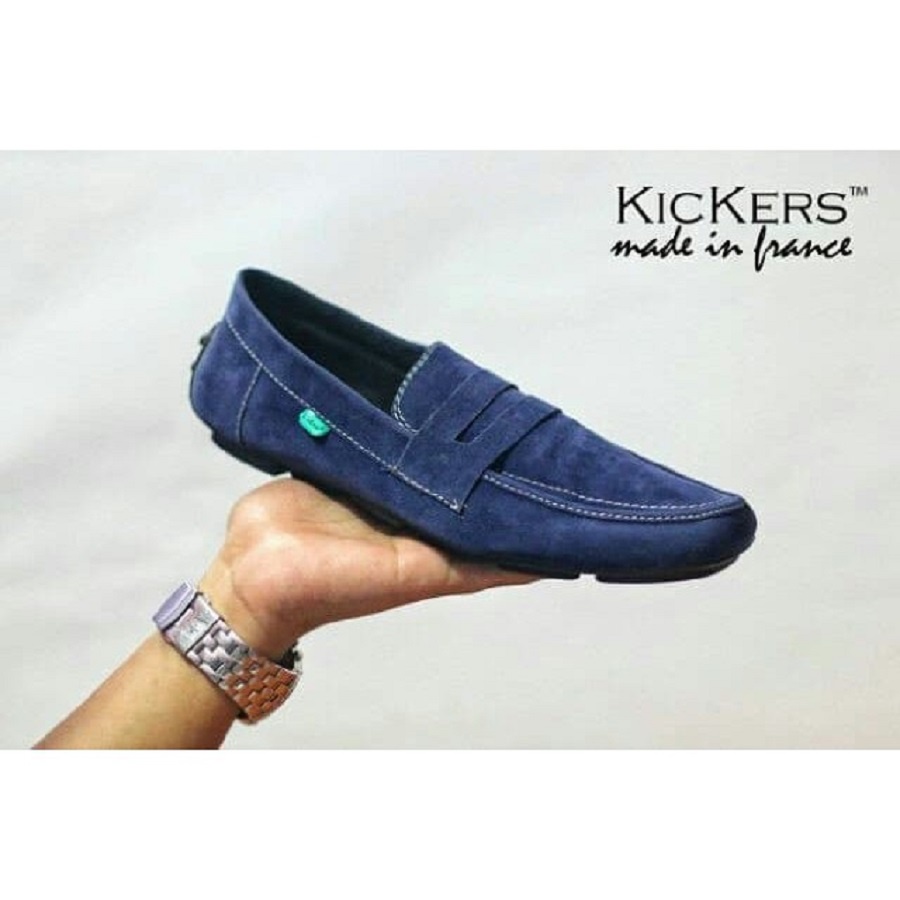 Sepatu Selop Pria Kickers JAVLIN Casual Formal Kerja Kuliah Santai Slip On