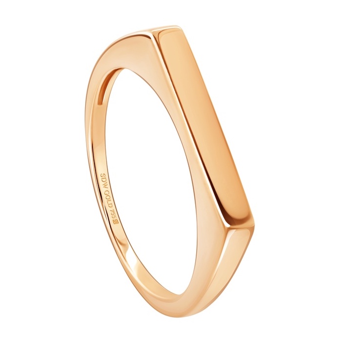 Cincin Sandra Dewi Gold Geometric Collections RI210571