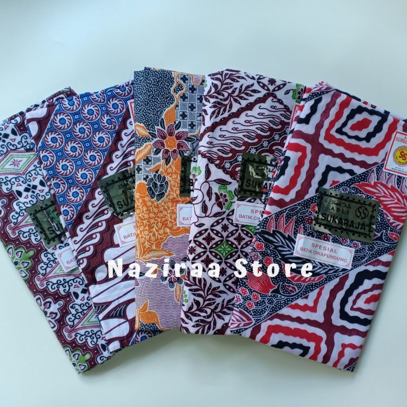 4 Pcs Kain Panjang Batik Halus Cap Sukaraja Kain jarik Melahirkan/Persalinan