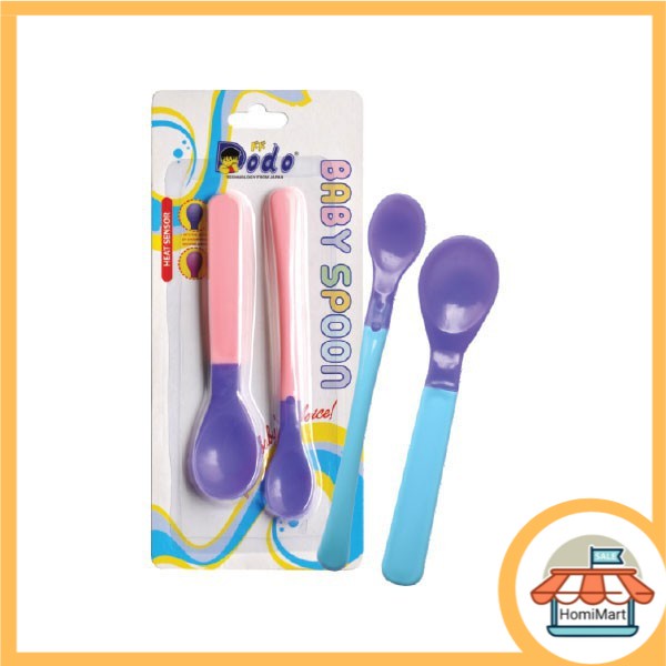 SENDOK MAKAN BAYI/BABY SPOON DODO heat sensor