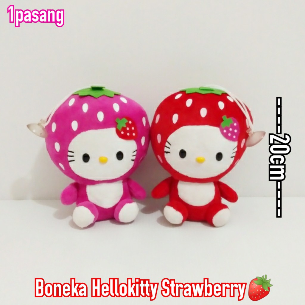 GanTungaN Boneka Dashboard HelloKitty Strawberry