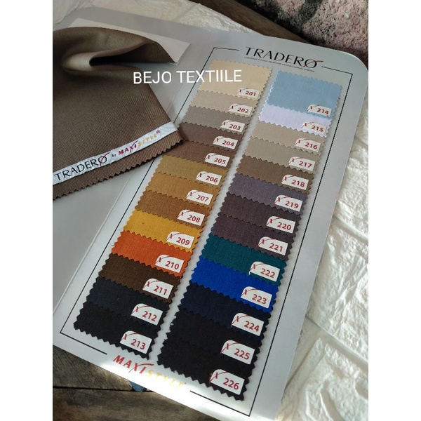 katalog contoh kain Tradero maxistyle