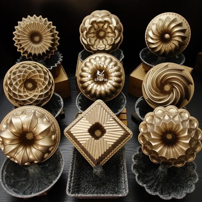 Promo Chefio Loyang Premium Granite / Loyang Sultan / Loyang Butter Cake