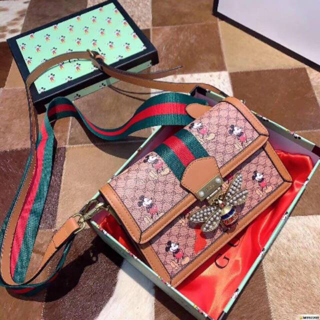 Tas gucci Queen x Disney Mickey