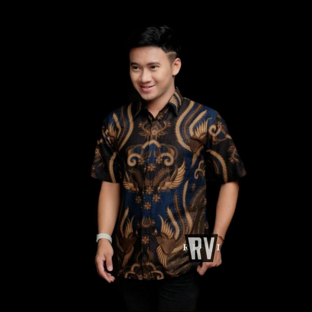 NEW ARRIVAL DISTRO BATIK PRIA BORDIR SOGAN HRB026 BATIKAF NOTOARTO BATIK IPNU-IPPNU HEM PRIA