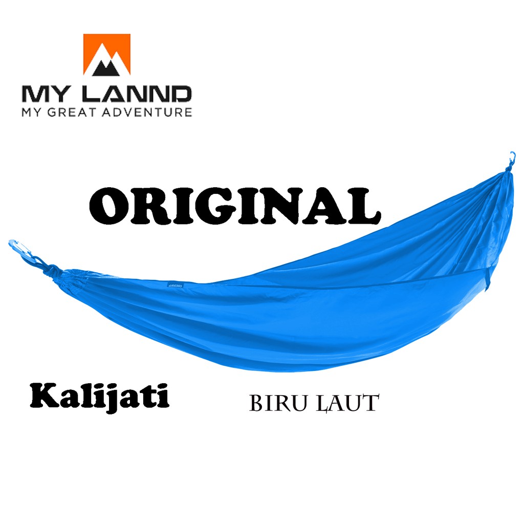 Hammock camping bahan peles tebal ayunan gantung my lannd ukuran REAL 150X250