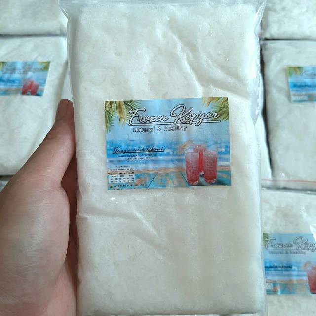 

TERLARIS FROZEN KOPYOR ASLI (KELAPA KOPYOR BEKU) 250GR FULL DAGING