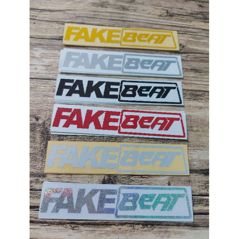 STICKER STIKER FAKE CUTTING