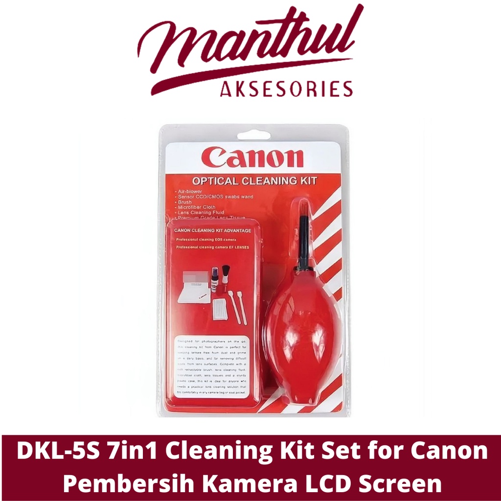 DKL-5S 7in1 Cleaning Kit Set for Canon Pembersih Kamera LCD Screen