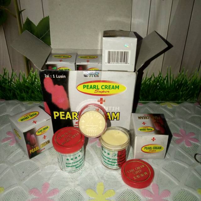 Cream Pearl Super Plus Kemasan box