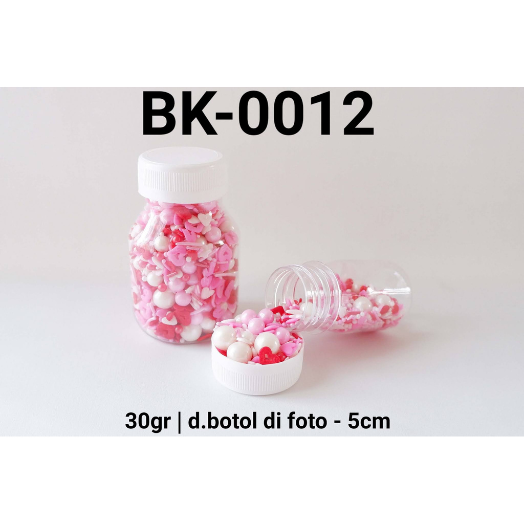 

BK-0012 YBB Sprinkles sprinkle sprinkel mix valentine 30gram