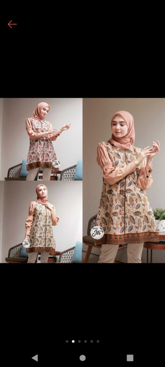 Atasan Batik Dolby Dolbi Dobby Doby Tenun Sutra Tulis Halus Katun Atbm Baron ,sarombit Atasan