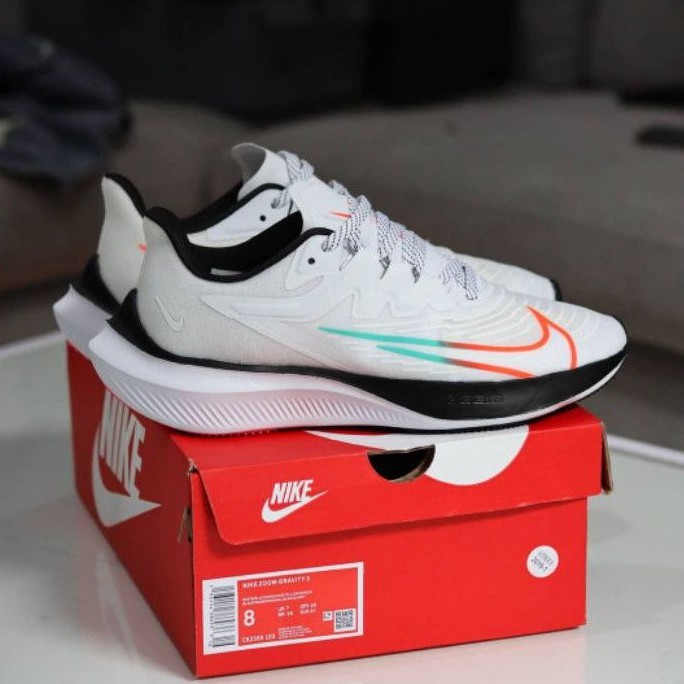 Sepatu Nike zoom Gravity 2 Summit White Black Putih Hitam Premium